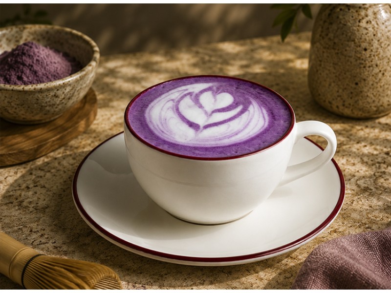 Hot Ube Latte