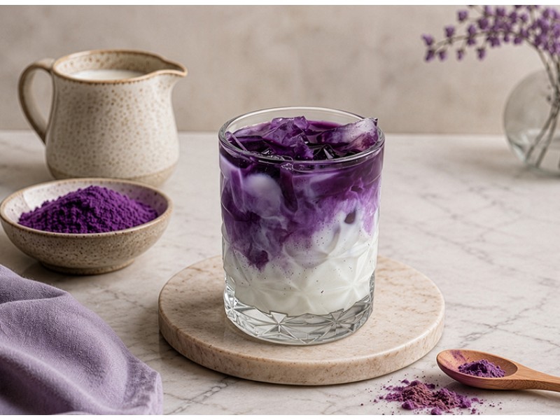 Ice Ube Latte