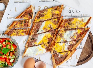 Kıymalı Yumurtalı Pide